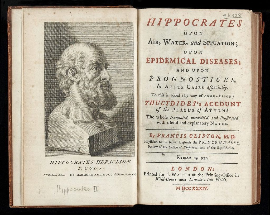 Hippocrates, Physician