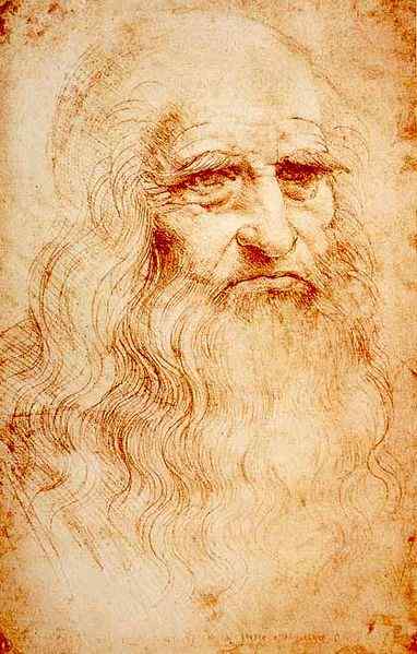 Leonardo da Vinci – “Portrait of a man in red chalk