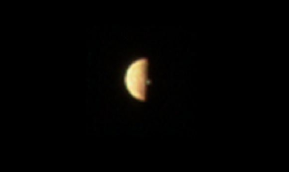 Reconstructed image acquired by the JunoCam