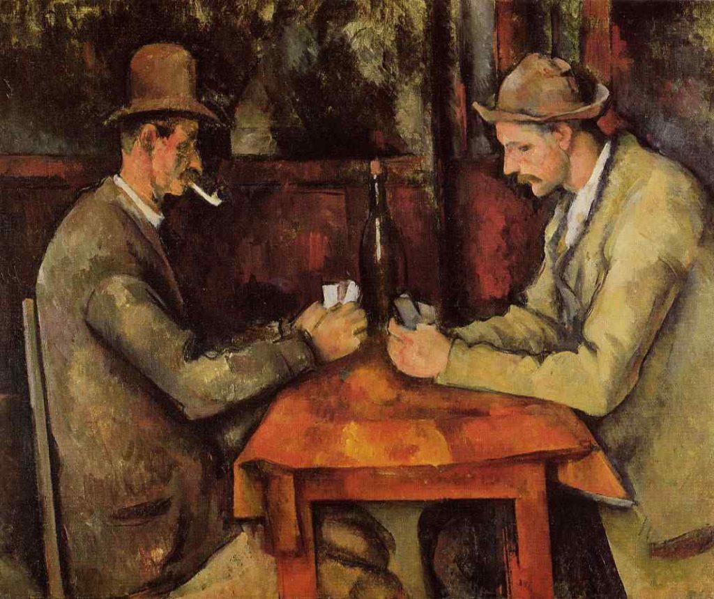 The Card Players by Paul Cezanne