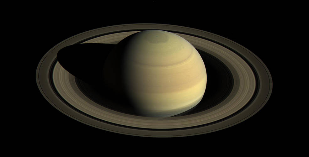 Saturn with rings