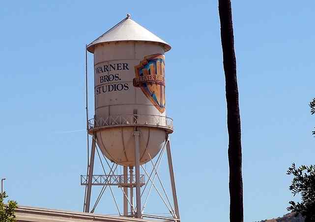 Warner Bros water tower, Los Angeles, California