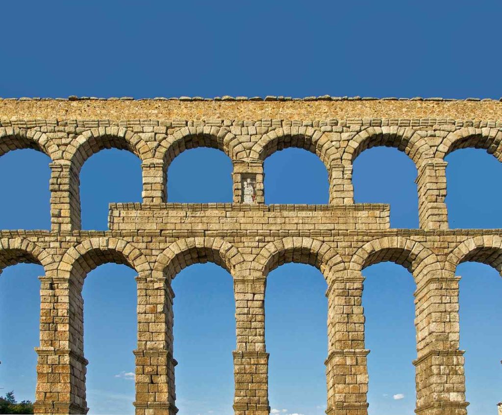Aqueduct of Segovia, Segovia, Spain