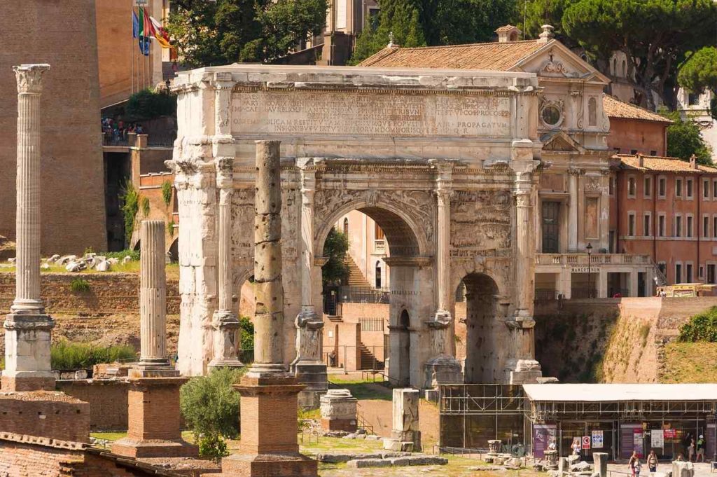 Arch of Septimius Severus, Rome, Italy