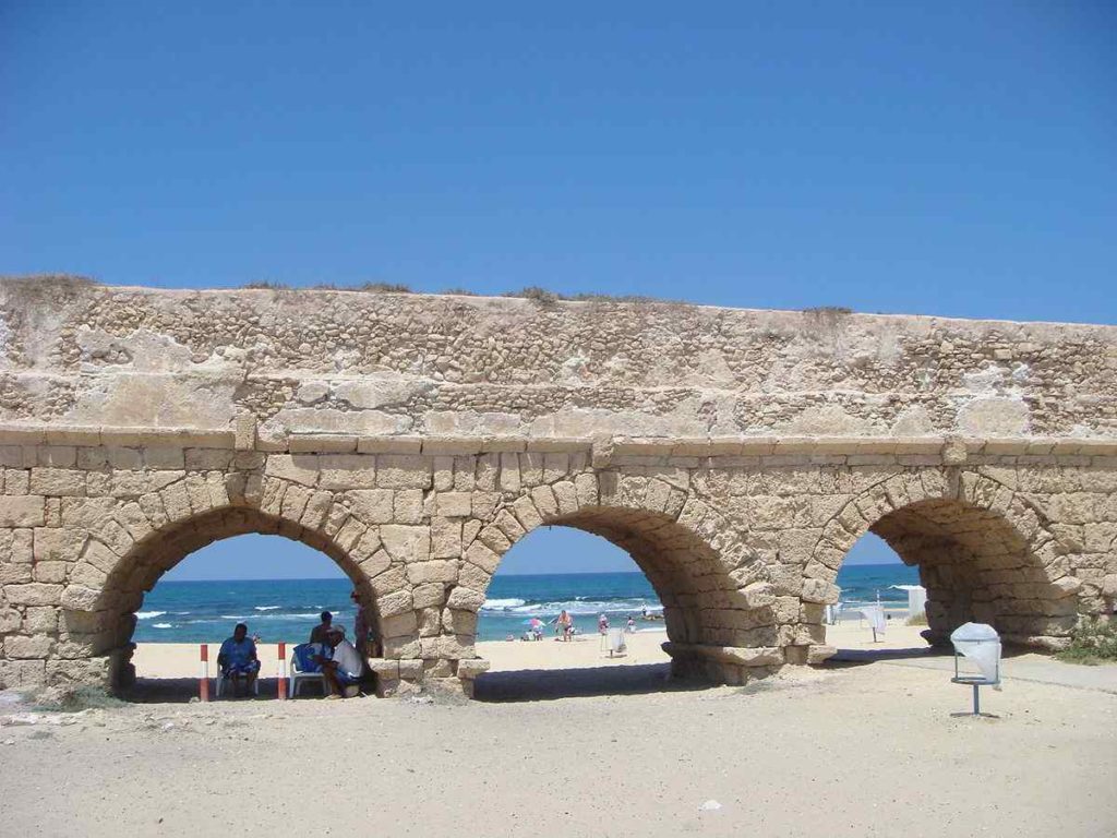 Caesarea Aqueduct, Caesarea, Israel
